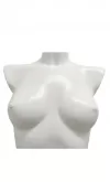 Busto manichino donna precolorato bianco con difetto