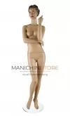 Manichino donna realistico in vetroresina anni 50
