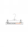 Gruccia plastica pinza 30 cm - Cristallo Trasparente