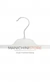 Gruccia pinza 36 cm - Plastica Trasparente