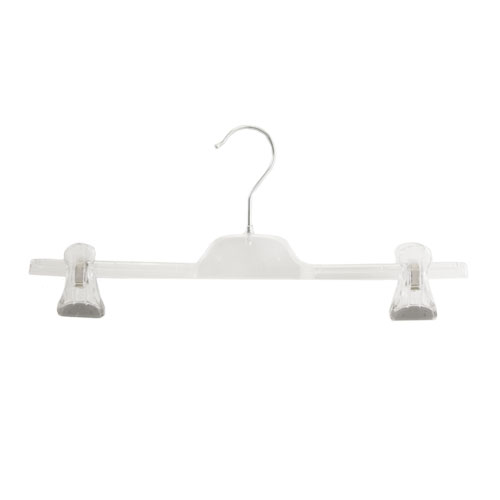 Plastic clip hanger 36 cm - transparent