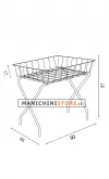 Cesta in griglia cromata 1110