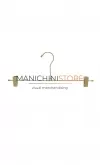 Gruccia metallo pinza 40 cm - oro