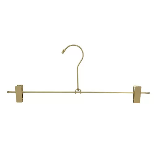 Gruccia metallo pinza 40 cm - oro