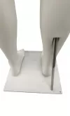 Manichino uomo dalla testa scolpita bianco - ex noleggio