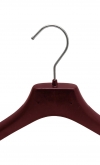 Gruccia capospalla 42x5 cm - Velluto Bordeaux