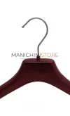 Gruccia capospalla 42x5 cm - Velluto Bordeaux