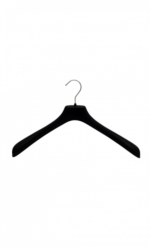 Gruccia capospalla 42x5 cm - Velluto nero 