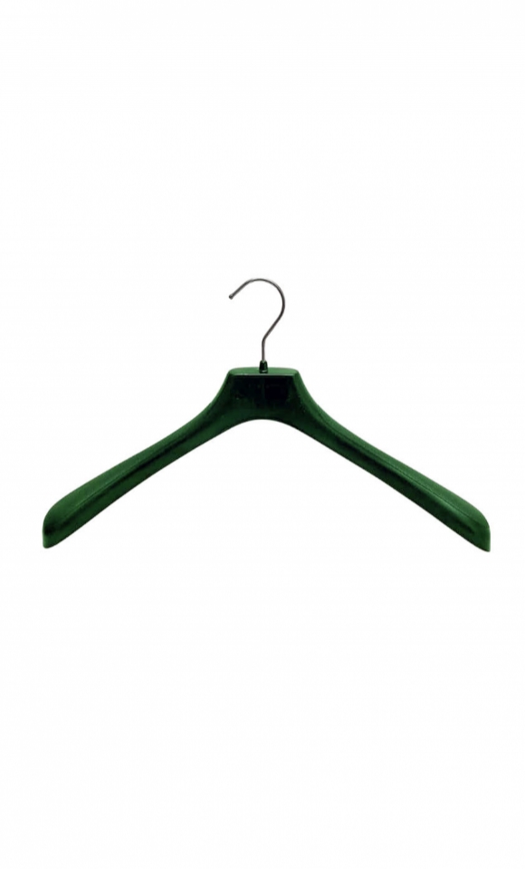 Gruccia capospalla 42x5 cm - Velluto verde