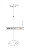Espositore porta cinture doppio