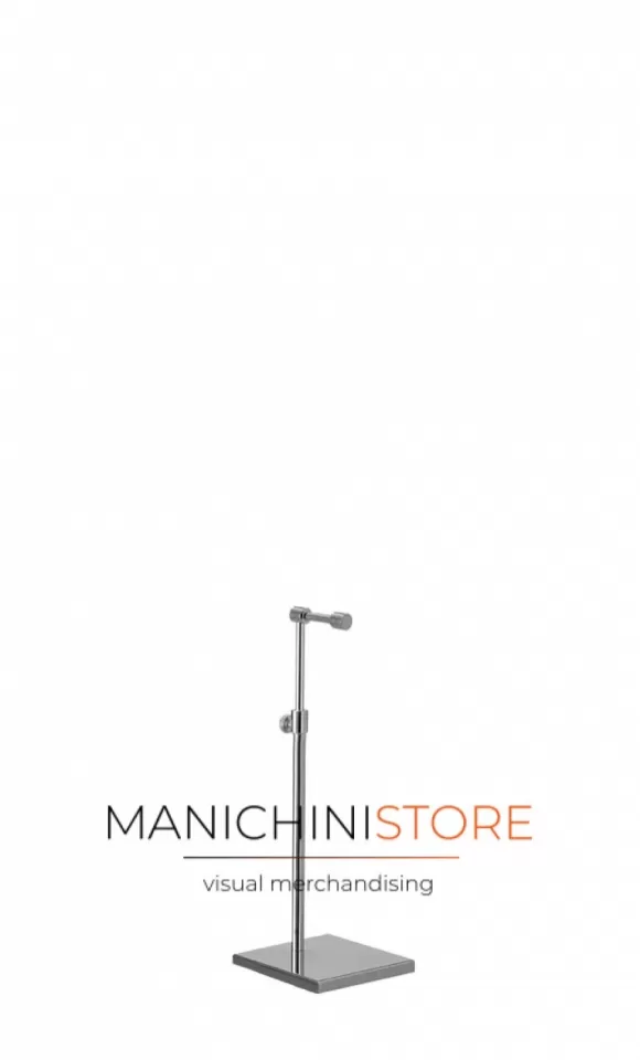 Portaborse e accessori regolabile in altezza 23-46 cm - cromato