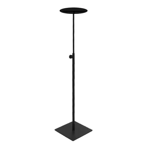 Espositore porta cappelli regolabile in altezza - Nero