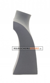 Espositore piccolo per collane in velluto grigio