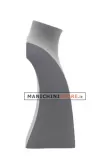 Espositore piccolo per collane in velluto grigio