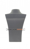 Espositore piccolo per collane in velluto grigio