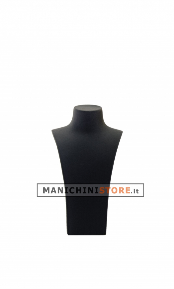 Espositore piccolo per collane in velluto nero