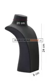 Espositore piccolo per collane in velluto nero