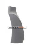 Espositore piccolo per collane in velluto grigio