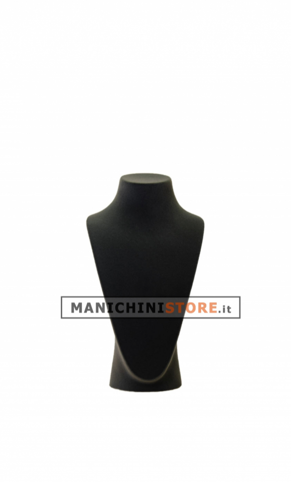 Espositore piccolo per collane in velluto nero