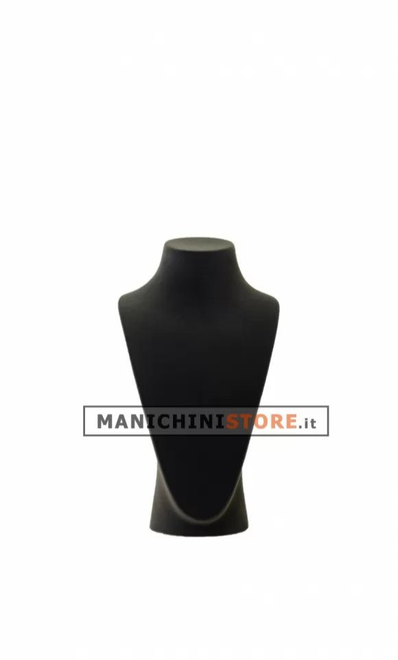 Espositore piccolo per collane in velluto nero