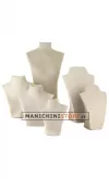Busto display gioielli a V grande naturale