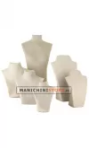 Busto display gioielli a V piccolo naturale