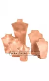 Busto display gioielli a V grande rame