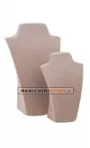 Busto display gioielli a V grande argilla