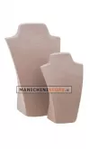 Busto display gioielli a V piccolo argilla