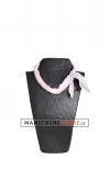 Busto display gioielli a V piccolo nero