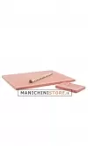 Kit vassoio espositore gioielli e porta anelli in velluto rosa - usato