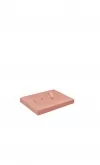Kit vassoio espositore gioielli e porta anelli in velluto rosa - usato