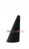 Cono porta anelli in velluto nero