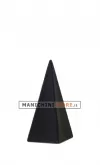 Piramide porta anelli in velluto nero