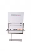 Porta prezzi A4 basso verniciato bronzo