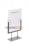 Porta prezzi A4 basso verniciato bronzo