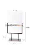 Porta prezzi A4 basso verniciato bronzo