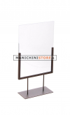 Porta prezzi A4 basso verniciato bronzo