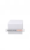 Tavolo espositore in Plexiglass bianco H 20 cm