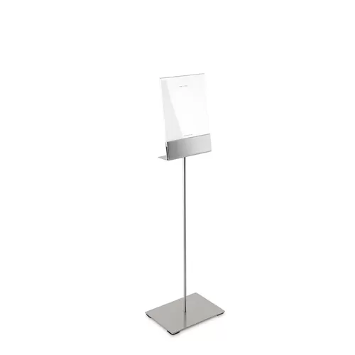 segnaprezzo in alluminio satinato H 50