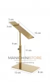 Espositore portascarpe regolabile in altezza - oro