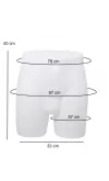Porta slip uomo in plastica