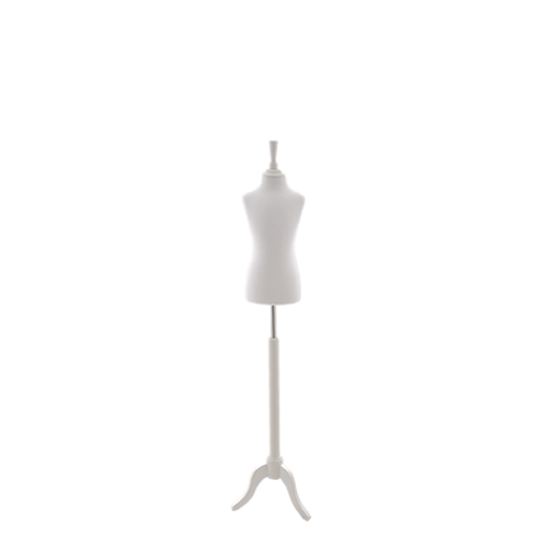 Busto bambino 3-4 anni con base treppiede bianca