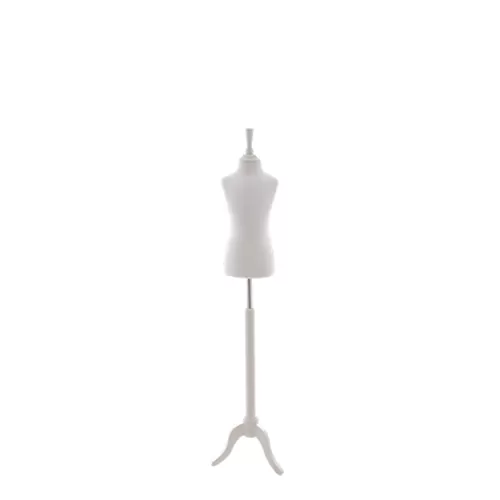 Busto bambino 3-4 anni con base treppiede bianca