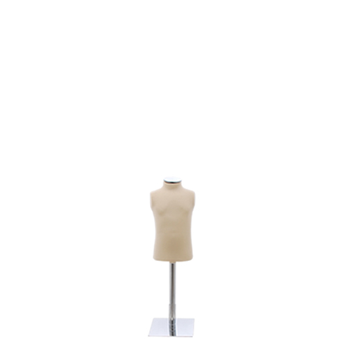 Busto bambino 1 anno con base cromata