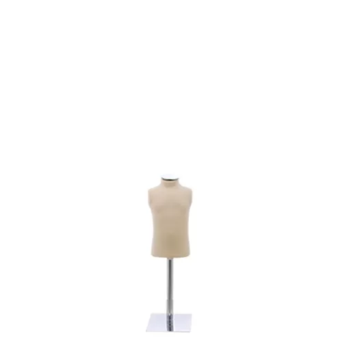 Busto bambino 1 anno con base cromata