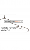 Metal coat hanger 40 cm - bronzed