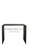 Tavolino espositore in metallo 50x30x40 cm - Nero
