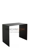 Tavolino espositore in metallo 50x30x40 cm - Nero