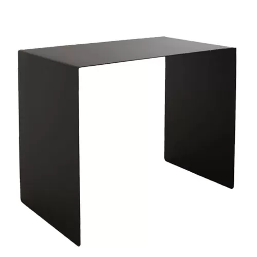 Tavolino espositore in metallo 50x30x40 cm - Nero